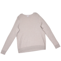 Kim Rogers Women&#39;s Sweater Grey Silver Thread Size XL - £8.81 GBP