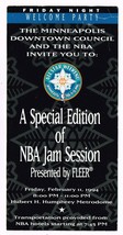 1994 NBA All Star game JAM SESSION Ticket Minnesota Timberwolves - £37.68 GBP