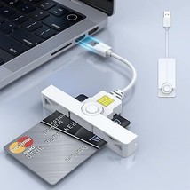 Mini Fold CAC Card Reader DOD Military USB Common Access CAC Card Reader... - $37.52