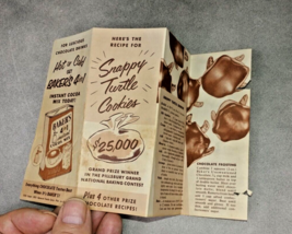 Vintage Advertising Pamphlet Bakers 4 in 1 Instant Coca Mix Snappy Turtle Cookie - £7.96 GBP