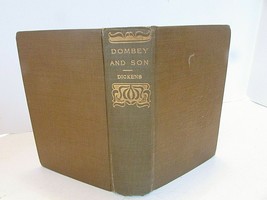 DOMBEY AND SON CHARLES DICKENS TRADE PUBLISHING GREEN CLOTH HC BOOK - $8.86