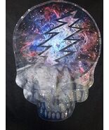 Grateful Dead Galaxy Skull Lightning Bolt Tee Shirt Medium Psychedelic C... - $15.51