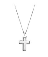 Sterling Silver Men&#39;s Cross Ash Holder w/Chain - €163,88 EUR