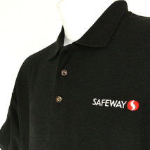 SAFEWAY Grocery Store Employee Uniform Polo Shirt Black Size 2XL NEW - £19.96 GBP