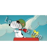 New Snoopy and Woodstock Red Baron Design Checkbook Cover - £7.97 GBP