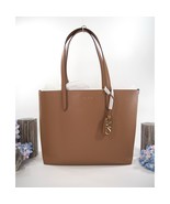 Michael Kors Luggage Brown Leather Eliza XL Extra Large Tote Bag NWT - $335.83 CAD