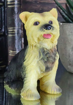 Adorable Yorkie Puppy Dog Pet Pal Dollhouse Mini Figurine Yorkshire Terrier - £9.39 GBP