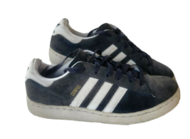 Adidas Campus Mens Size US 4.5 Gray Suede Low Top Lace Up Athletic Shoes - £12.03 GBP