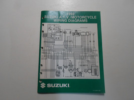 1992 Suzuki Motorcycle A.T.V. N Models Wiring Diagrams Manual Minor Stains Oem - £19.43 GBP