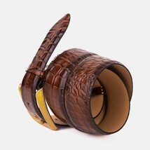 The Strat Brown Leather Belt image 3