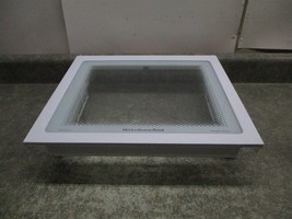 KITCHENAID FRIDGE SNACK PAN SHELF W/RAILS SCRATCHES # 2301566 2301551 23... - $78.00