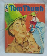 ANTIQUE 1959 TOM THUMB Rand McNally Junior Elf Children&#39;s BOOK 1950&#39;s Vi... - $14.85