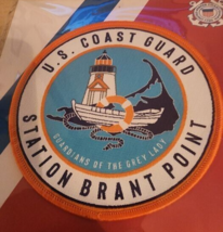 COAST GUARD STATION BRANT POINT GUARDIANS OF THE GREY LADY  4&quot; PATCH - £5.97 GBP