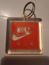 Nike Air Max Hang Tag ~Retro~ 90s Orange Keychain Jordan Vintage Key Ring - $32.51