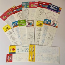 Vintage Sandylion Sticker Designs Coloring Scene Backings Set Snoopy Win... - £11.76 GBP