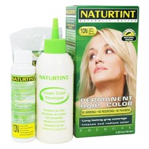 Naturtint Permanent Hair Colorant 10N Light Dawn Blonde, 4.5 Ounces - £15.25 GBP