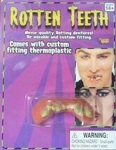 HILLBILLY ROTTEN TEETH MOVIE QUALITY ROTTING DENTURES REUSEABLE CUSTOM F... - $6.81