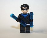 Building Nightwing V2 Teen Titans DC Minifigure US Toys - £5.73 GBP