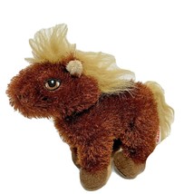 Ganz Webkinz Brown Horse HS103 Lil Kinz Pony Plush Stuffed Animal No Code - £8.48 GBP