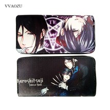 Black Butler Wallets  Purse Long Design Clutch Coin Wallet PU Leather Card Holde - £14.68 GBP
