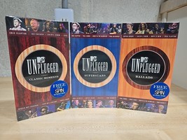 MTV Unplugged Classic Moments Superstars Ballads VHS Lot 1999 New Sealed VTG 00s - £16.61 GBP