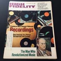 VTG High Fidelity Magazine September 1974 - Arnold Schoenberg by George Gashwin - £11.17 GBP