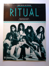 Ritual Dan Reed Network Sheet Music 1988 Pop Funk Rock Music Song Foldou... - $12.95