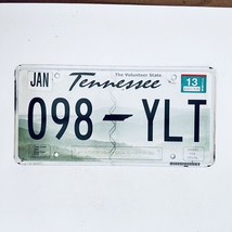 2013 United States Tennessee Volunteer State Passenger License Plate 098 YLT - $18.80