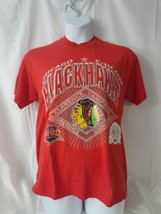 Vintage Chicago Blackhawks T Shirt Hockey 1992 Stanley Cup Campbell Cup NHL USA  - £31.06 GBP