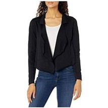 MSRP $70 William Rast Women&#39;s Parker Flyaway Jacket Black Size Medium - £11.01 GBP