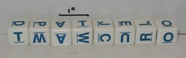 1988 Parker Brothers Boggle Jr Board Game Replacement Set of 8 Word Cubes Parts - $10.44