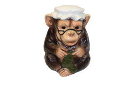 Vintage 1940’s-1950’s Occupied Japan Monkey Chimpanzee Glasses Bonnet Co... - £25.88 GBP