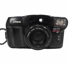 Canon Sure Shot 80 Tele SAF 38/80mm Point &amp; Shoot Camera - $39.55