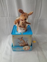 Schylling Kangaroo &amp; Baby Too Jack in the Box Wind Up Tin Toy Musical in Box New - £19.78 GBP
