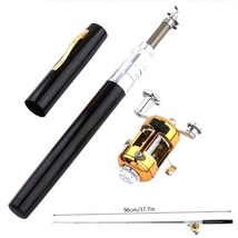 1 Black Portable Pen Style Super Mini Fishing Rod - $24.00