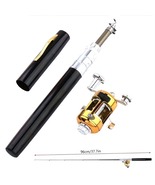 1 Black Portable Pen Style Super Mini Fishing Rod - €20,84 EUR
