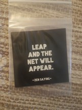 &quot;Leap And The Net Will Appear&quot; Magnet - £13.30 GBP