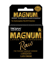 Trojan Magnum Raw Condoms - Pack of 3 - £16.22 GBP