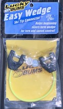 Lucky Bums Easy Wedge Ski Tip Connector for Beginners - Yellow NEW - £7.96 GBP