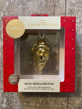 Nightmare Before Christmas Gold Premium Jack Skellington Hallmark Ornament - $14.99