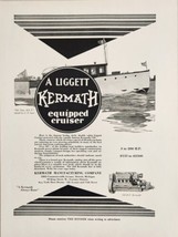 1929 Print Ad Liggett Double Cabin Cruiser Boats Kermath 150 Engine Detr... - £18.56 GBP