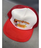 Culpepper and Merriweather Circus Cap Hat Mesh Trucker SnapBack Red Poly... - $265.72 MXN
