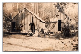 RPPC Camp Houses at Tenino Washington WA 1911 Postcard Y15 - £39.07 GBP