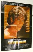USA 1983 Movie Poster JOHN TRAVOLTA Staying Alive Original Folded 40&#39;&#39;X2... - $275.00