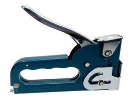 Heavy Duty Staple Gun Blue w/Original Spring - Vintage - $6.32