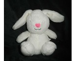 6&quot; CARTER&#39;S PRECIOUS FIRSTS 63143 WHITE BUNNY RABBIT STUFFED ANIMAL PLUS... - £28.96 GBP