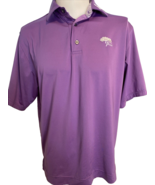 Torrey Pines FootJoy Men&#39;s Golf Shirt Purple Medium - $722.07 MXN