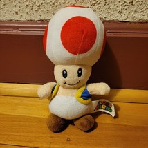 2018 Licensed Nintendo Super Mario Toad Mushroom Plush Good Stuff 6” - £9.12 GBP