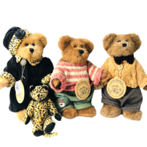 3 Boyds Bears Plush Bailey and Friends Bailey Edmund Mathew 1992 Vtg Poseable 8&quot; - £41.63 GBP