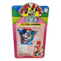 Vintage Shillman Mickey &amp; Pals 11 1/2&quot; Fashion Dolls Disney Clothing Outfit New - £22.02 GBP